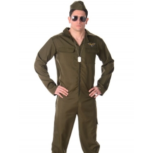 Aviator Costume Jumpsuit - Mens Pilot Costumes
